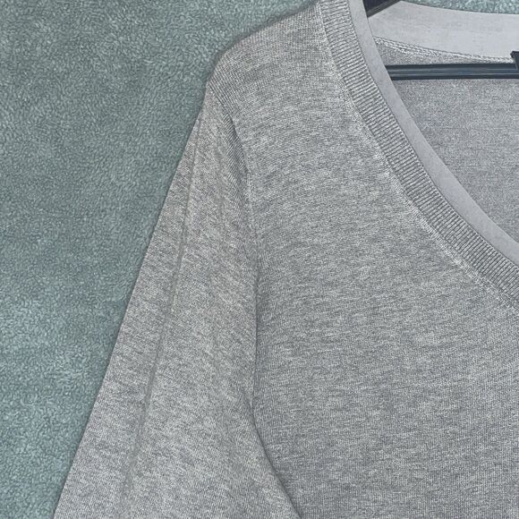 Lane Bryant Womens Preppy Sweater Size 22/24 Gray Fall Neutral Cozy Minimalist - Picture 8 of 10
